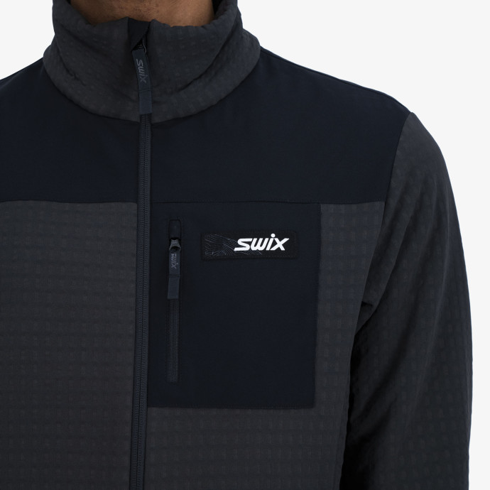 detail Pánská mikina Swix Mikina na zip Surmount Stormfleece