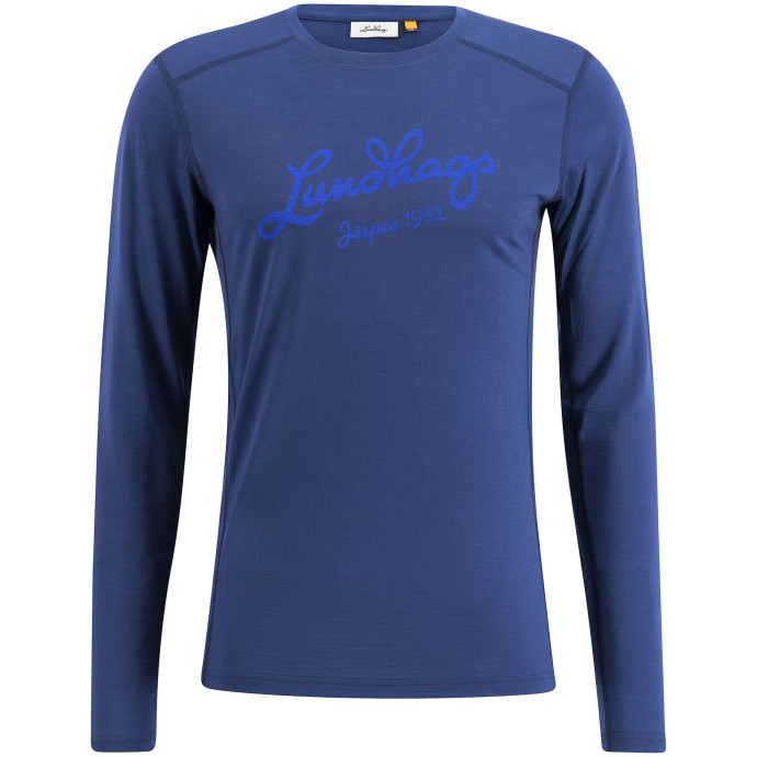 detail Pánské tričko Lundhags Fulu Merino Longsleeve T-Shirt M