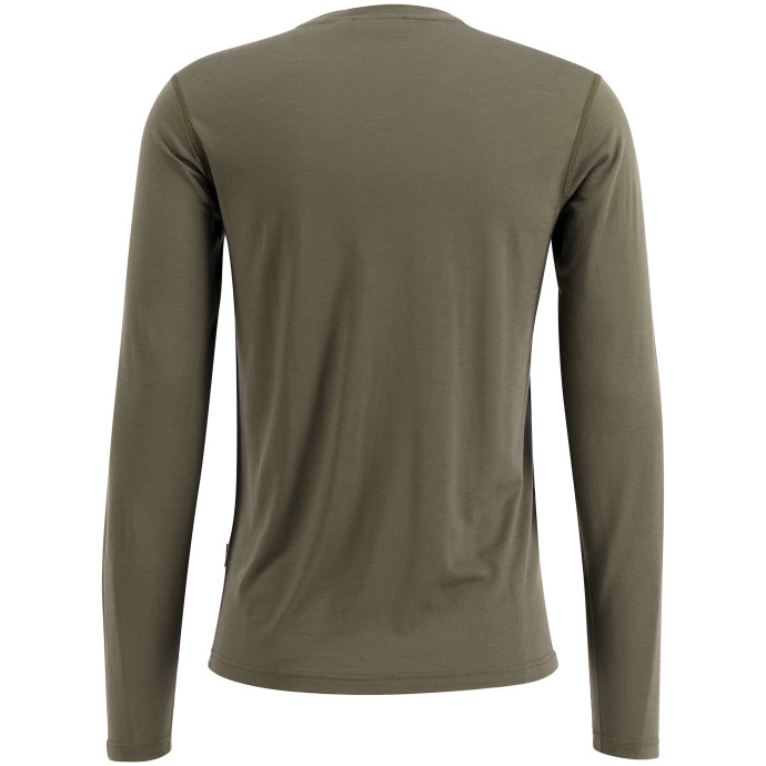 detail Pánské tričko Lundhags Fulu Merino Longsleeve T-Shirt M