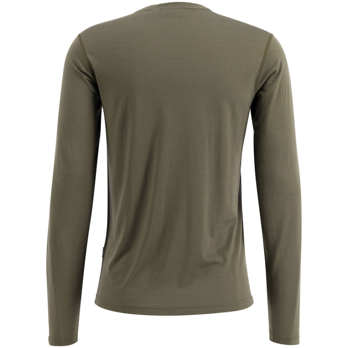 detail Pánské tričko Lundhags Fulu Merino Longsleeve T-Shirt M