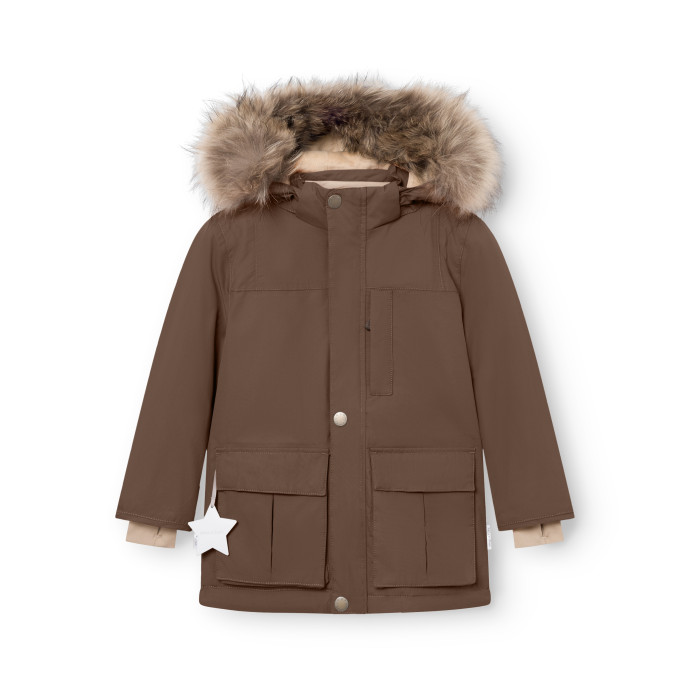 detail Dětská bunda MINI A TURE MATKASTORIO fleece lined winter jacket fur. GRS