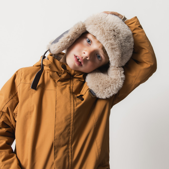 detail Dětská čepice MINI A TURE MATCRISTER teddy lined winter hood