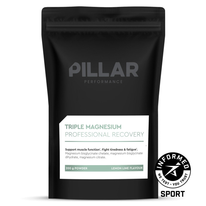 detail Unisex DOPLŇKY STRAVY PILLAR PERFORMANCE Triple Magnesium 200g Pouch, Lemon Lime