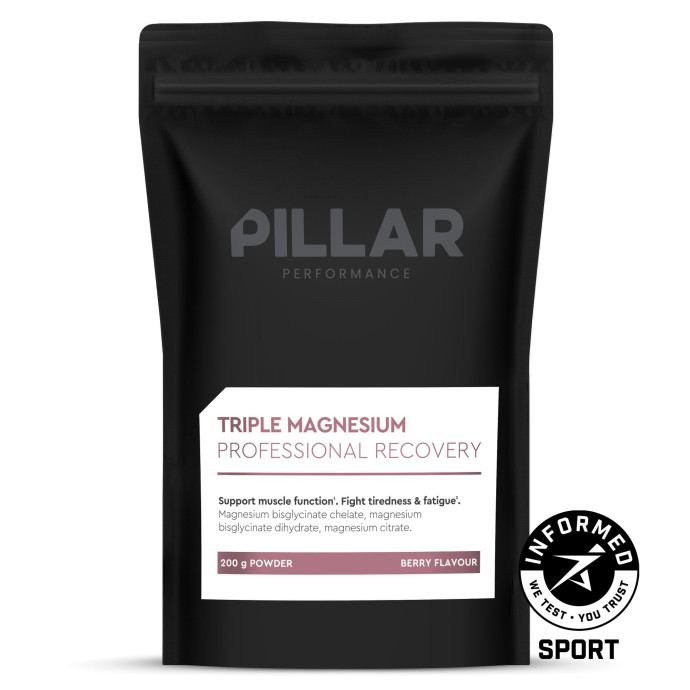 detail Unisex DOPLŇKY STRAVY PILLAR PERFORMANCE Triple Magnesium 200g Pouch, Berry