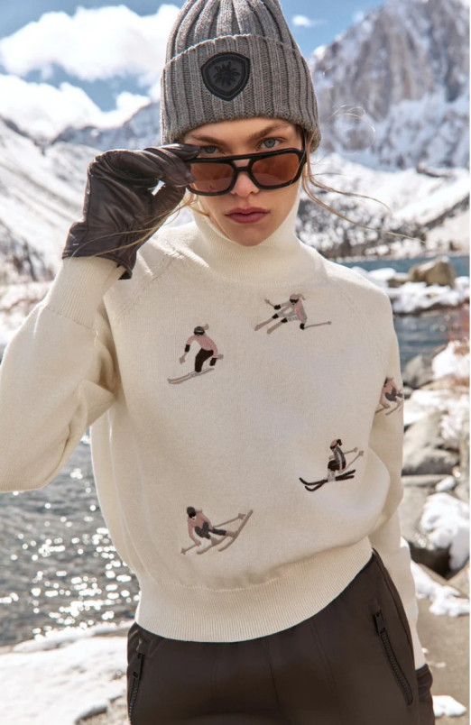 detail Dámský svetr Alp N Rock Belle Ski Sweater