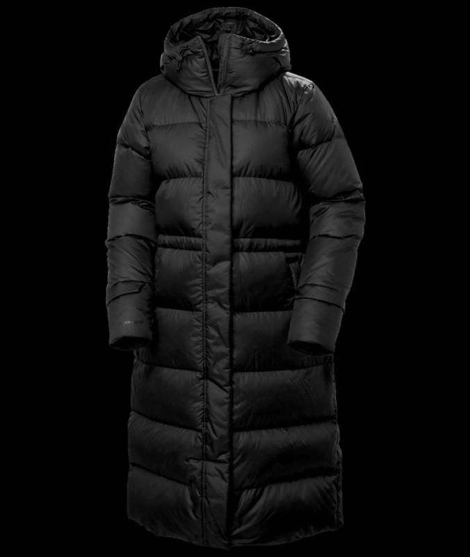 detail Dámský kabát Helly Hansen W ESSENCE LONG DOWN COAT