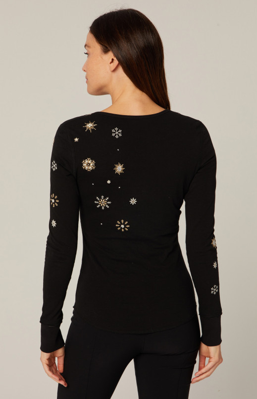 detail Dámské tričko Alp N Rock Annika Henley Shirt