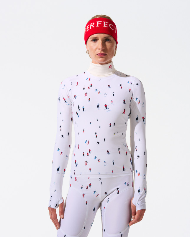 detail Dámský rolák Perfect Moment perfect ls active tee