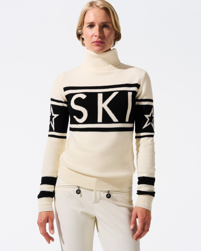 detail Dámský svetr Perfect Moment schild sweater
