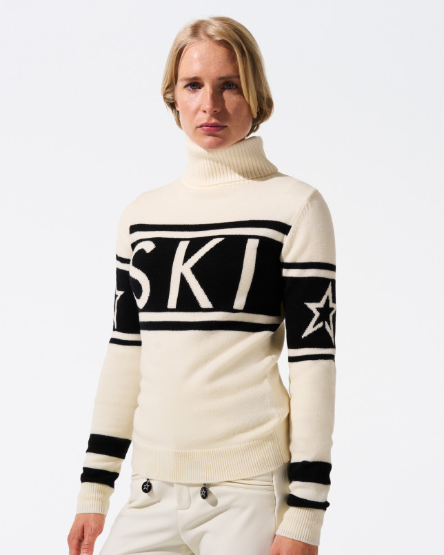 detail Dámský svetr Perfect Moment schild sweater