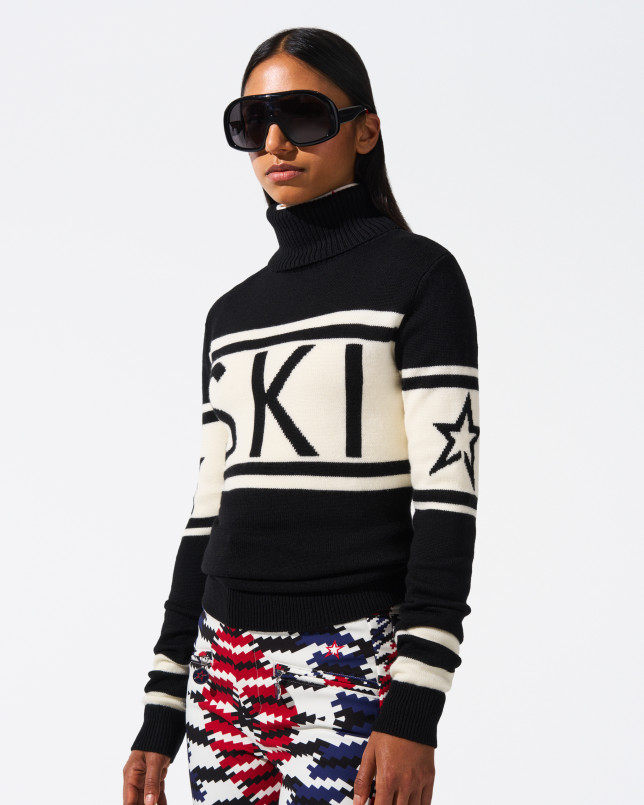 detail Dámský svetr Perfect Moment schild sweater