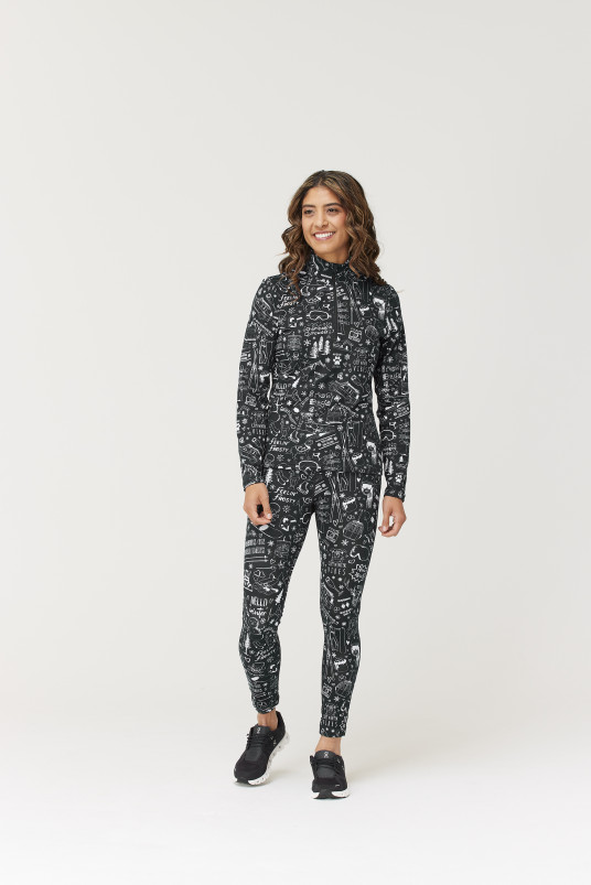 detail Dámské legíny Krimson Klover Graffiti Legging