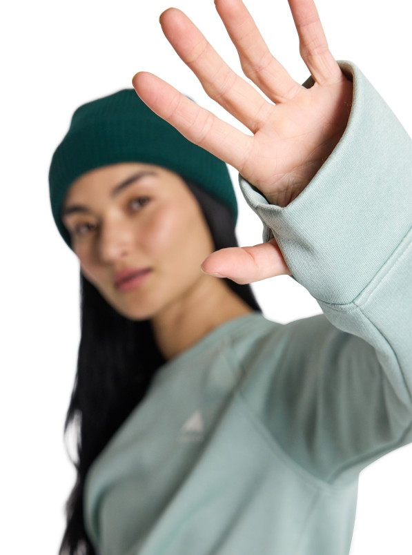 detail Dámská mikina Burton W Oak Crewneck Fleece