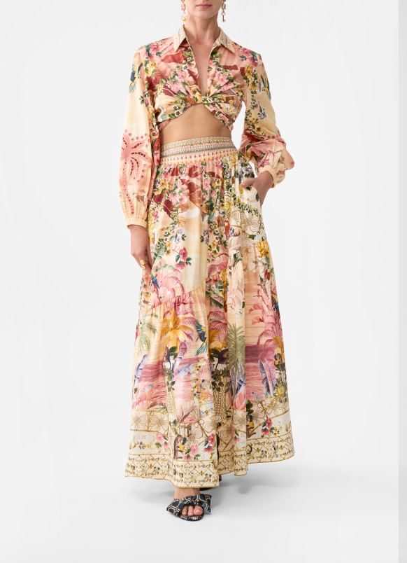 detail Dámské košile Camilla CROPPED WRAP SHIRT