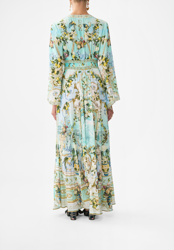 detail Dámské šaty Camilla KIMONO SLEEVE DRESS WITH SHIRRING DETAIL