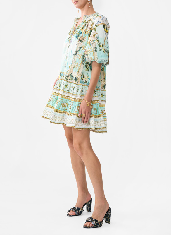 detail Dámské šaty Camilla PUFF SLEEVE SHIRT DRESS