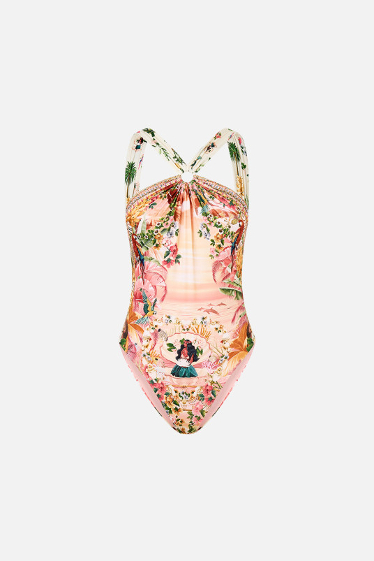 detail Dámské plavky Camilla DIAMOND NECK THICK STRAP ONE PIECE W RINGS