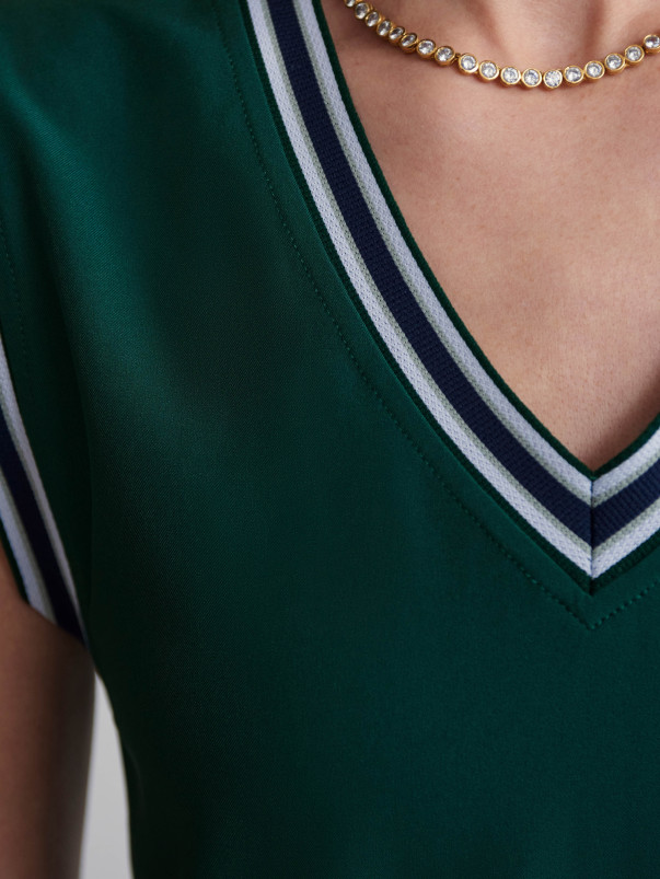 detail Dámské šaty Varley Amanda Court Dress 32.5