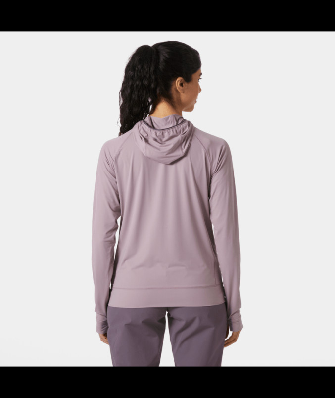 detail Dámská mikina Helly Hansen W SHINE SOLEN 1/2 ZIP HOODIE