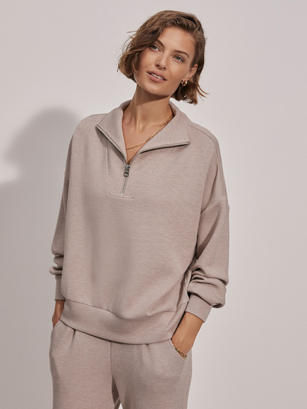 detail Dámská mikina Varley Hawley Half Zip Sweat