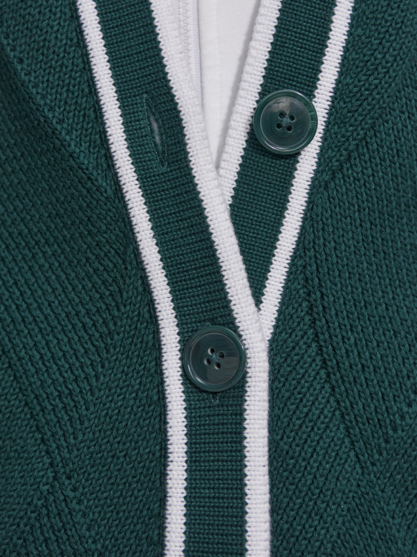 detail Dámský svetr Varley Dorset Relaxed Cardigan Knit