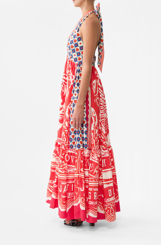 detail Dámské šaty Camilla RUFFLE HEM HALTER DRESS