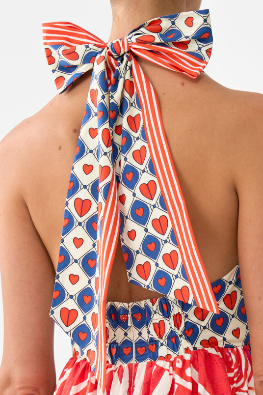 detail Dámské šaty Camilla RUFFLE HEM HALTER DRESS