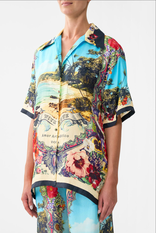 detail Dámské košile Camilla OVERSIZED SHIRT WITH POCKET