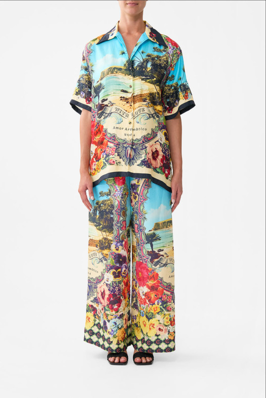 detail Dámské kalhoty Camilla STRAIGHT LEG PANT