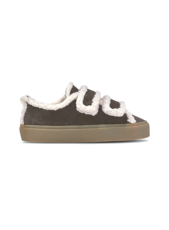 detail Dámské zimní boty INUIKII SHEARLING LOW VELCRO