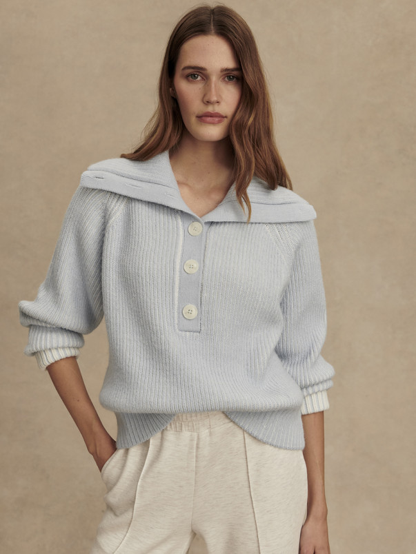 detail Dámský svetr Varley Filey Plated Sweater
