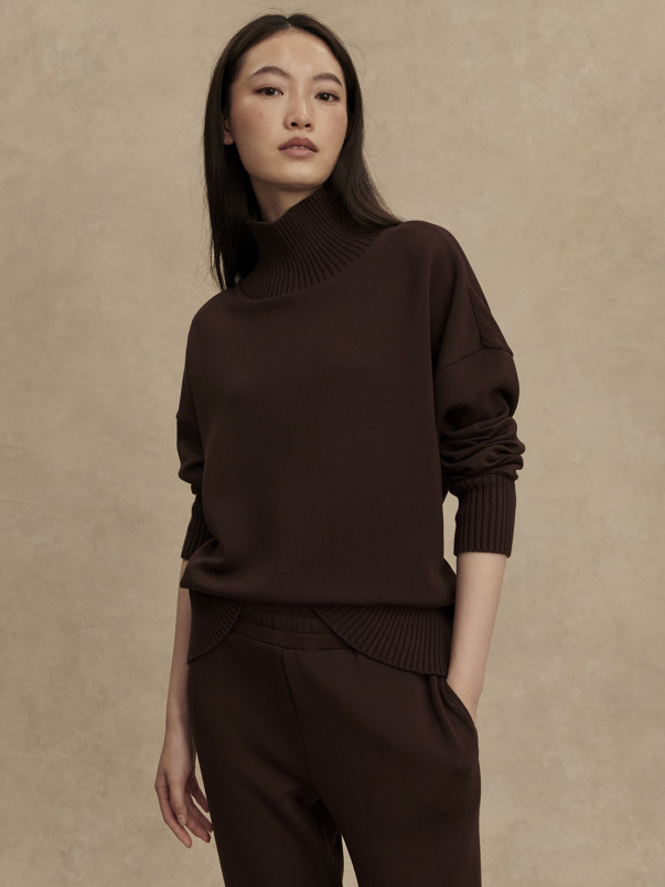 detail Dámská mikina Varley Barker High Neck Sweat