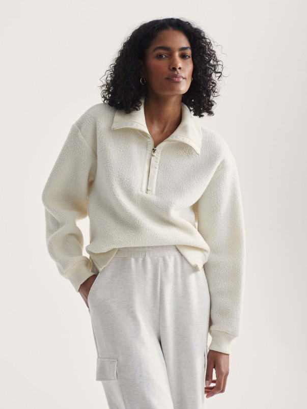 detail Dámská mikina Varley Roselle Half Zip Fleece