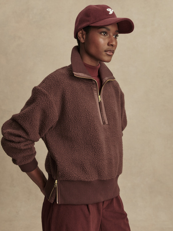 detail Dámský svetr Varley Roselle Half Zip Fleece
