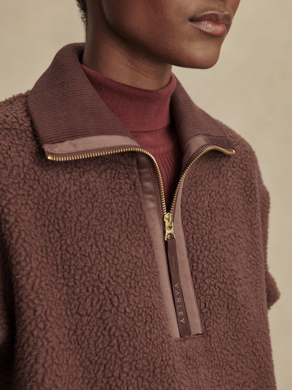 detail Dámský svetr Varley Roselle Half Zip Fleece