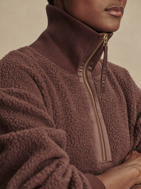 detail Dámský svetr Varley Roselle Half Zip Fleece