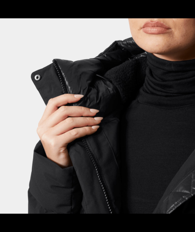 detail Dámský kabát Helly Hansen W WINTER BLISS DOWN PARKA