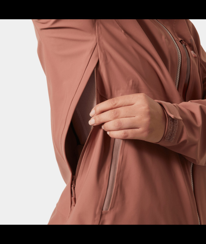 detail Dámská bunda Helly Hansen W VERGLAS BC JACKET