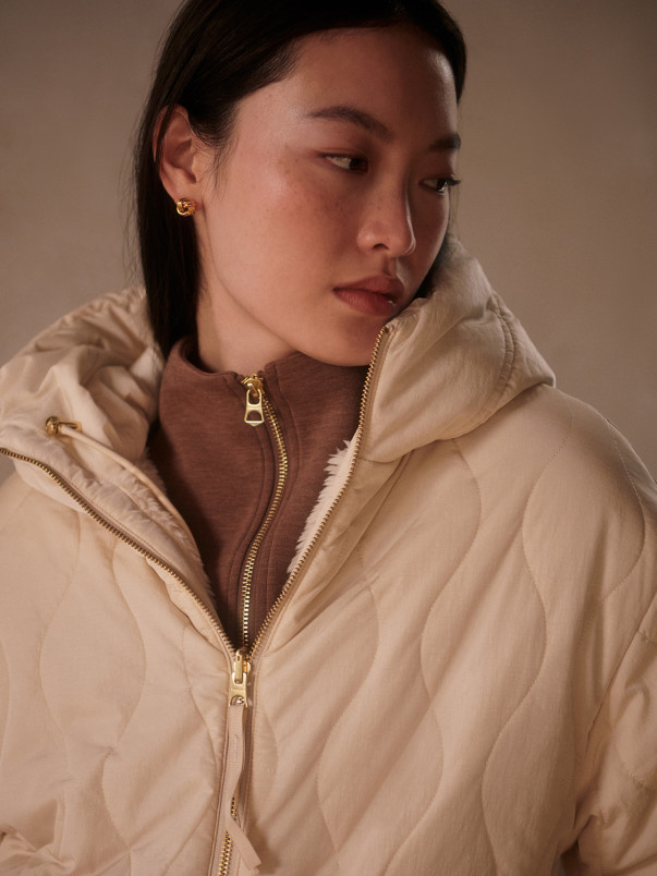 detail Dámský kabát Varley Cyrus Reversible Coat