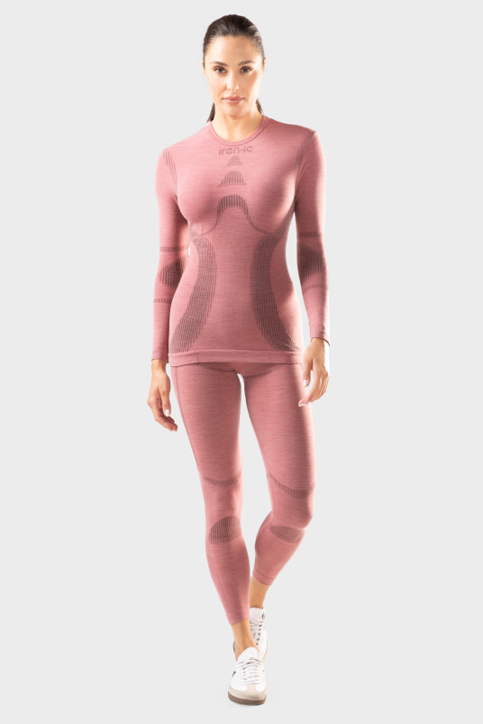 detail Dámské termoprádlo Iron-ic Dámské 40% Merino triko s dlouhým rukávem
