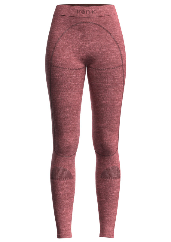 detail Dámské termoprádlo Iron-ic Dámské 40% Merino dlouhé legíny