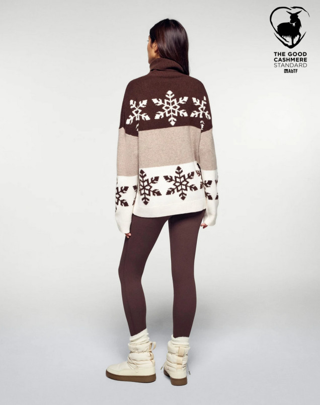 detail Dámský svetr FROM FUTURE PULL COL ROULE