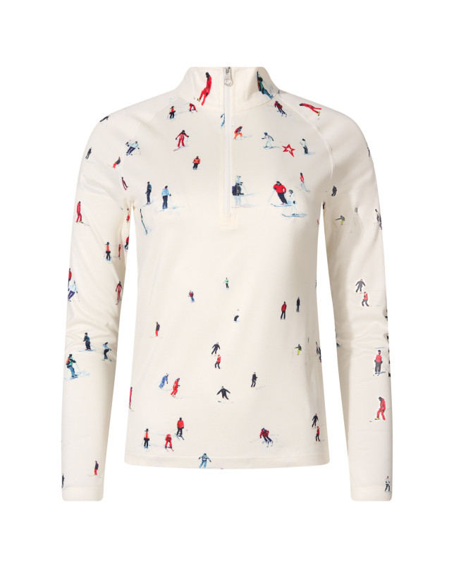 detail Dámský rolák Perfect Moment 1/4 zip base layer top