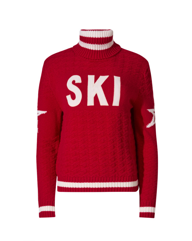 detail Dámský svetr Perfect Moment glacier turtle neck sweater