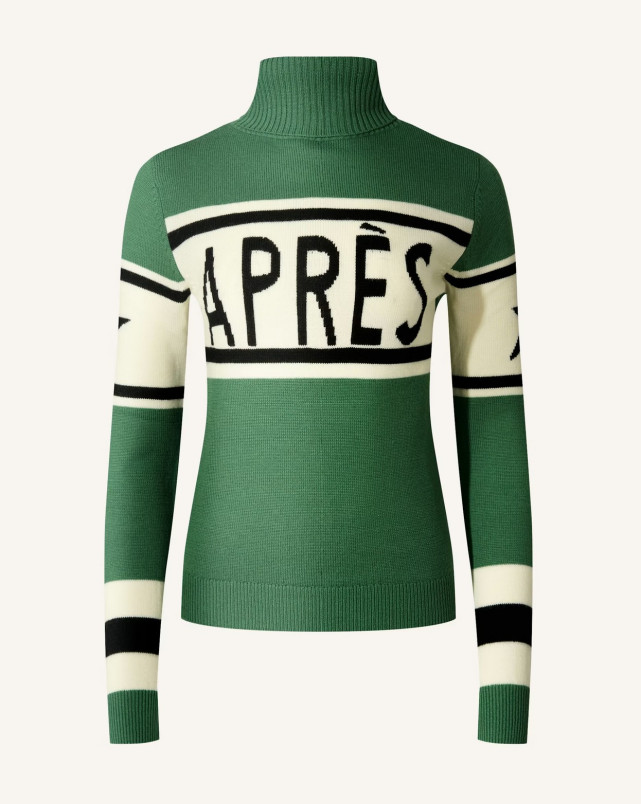 detail Dámský svetr Perfect Moment schild sweater 'apres'