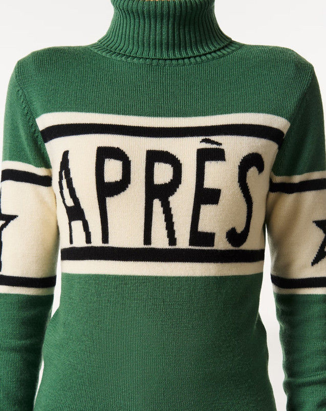 detail Dámský svetr Perfect Moment schild sweater 'apres'