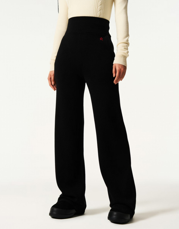 detail Dámské kalhoty Perfect Moment chalet wide leg knitted pant