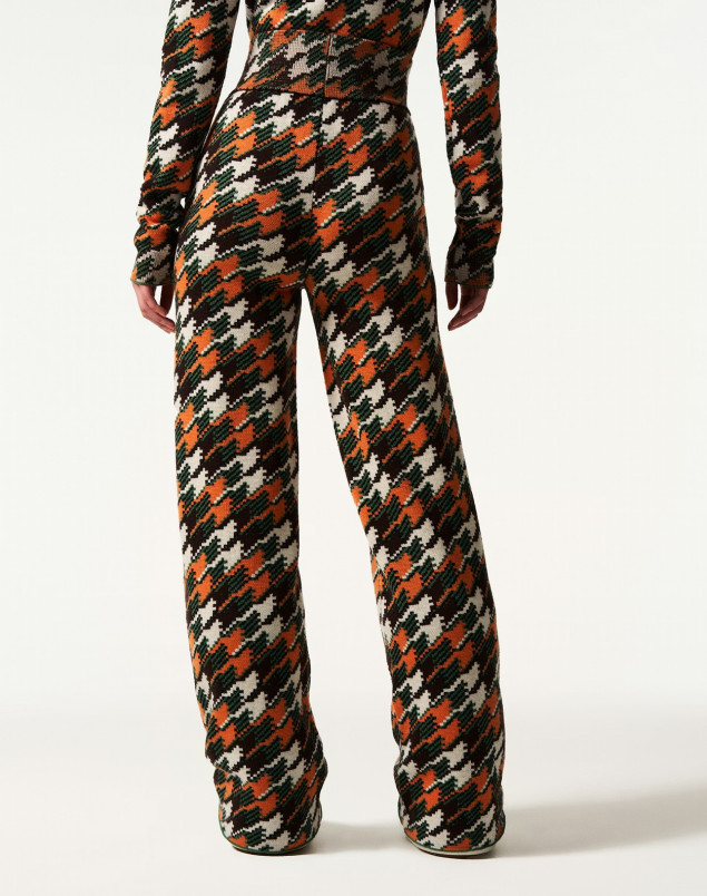 detail Dámské kalhoty Perfect Moment chalet wide leg knitted pant