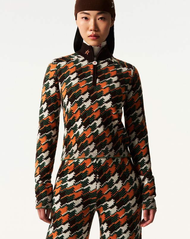 detail Dámský svetr Perfect Moment la tour sweater - print