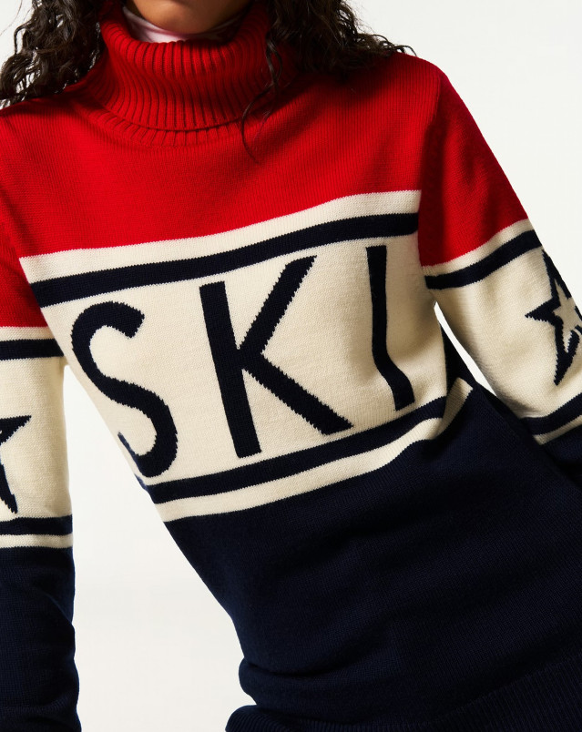 detail Dámský svetr Perfect Moment schild sweater